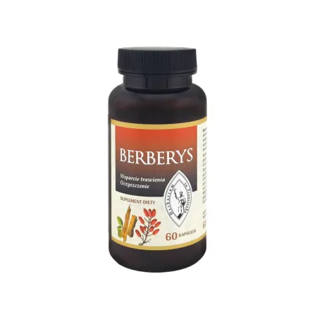 BERBERYS wsparcie trawienia, oczyszczenie - 60 kapsułek
